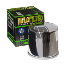 Filtro óleo ARCTIC CAT / HONDA / KAWASAKI / MERCURY / SUZUKI TRIUMPH / YAMAHA - cromado - HIFLOFILTRO